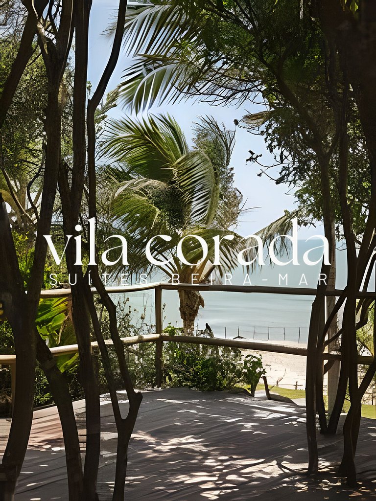 Deluxe double suite overlooking the garden.