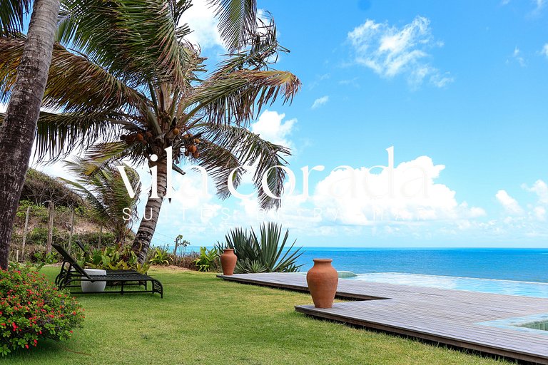 Charming suite with ocean view.
