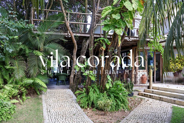 Suíte 02 deluxe double com vista jardim