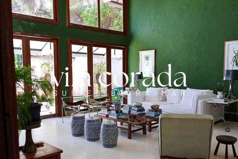 Suite charmosa vista mar