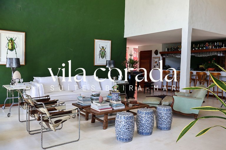 Suite casal deluxe frente jardim