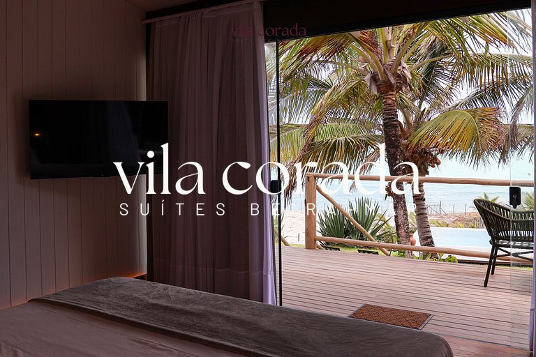 Suite romântica frente mar