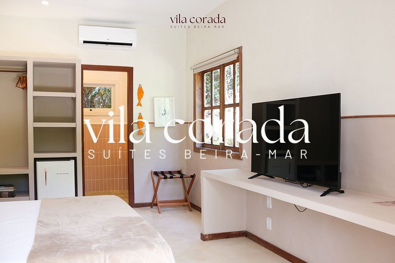 Suíte 02 deluxe double com vista jardim