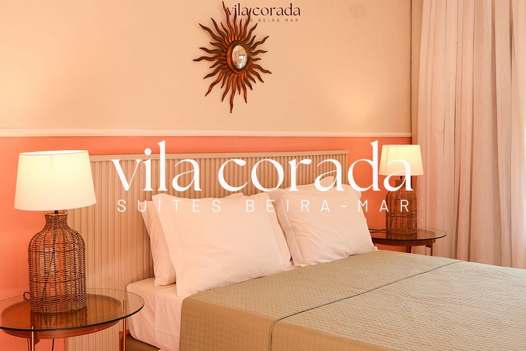 Deluxe double suite overlooking the garden.