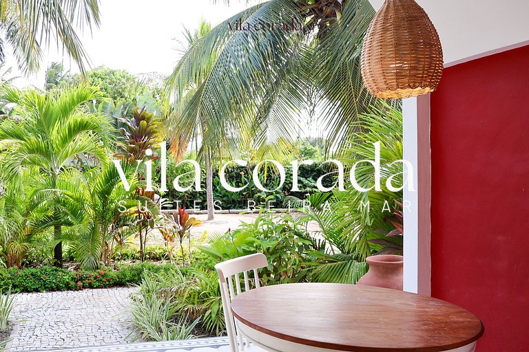 Suite casal deluxe frente jardim