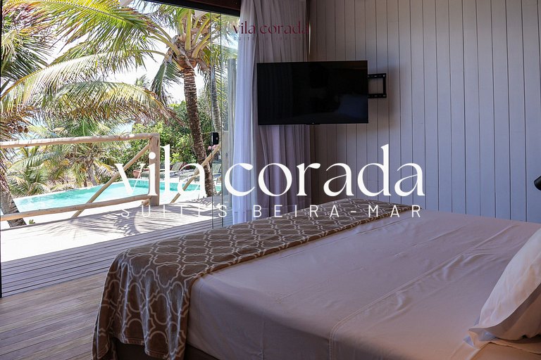 Suíte 11 king room com vista mar